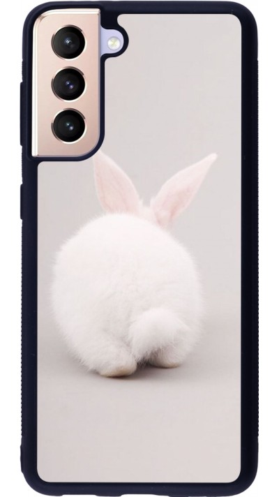 Samsung Galaxy S21 5G Case Hülle - Silikon schwarz Easter 2024 bunny butt