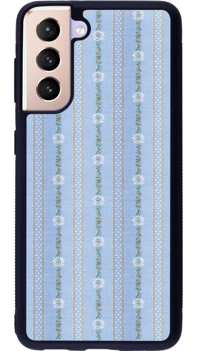 Coque Samsung Galaxy S21 5G - Silicone rigide noir Edel- Weiss