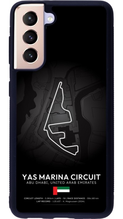 Coque Samsung Galaxy S21 5G - Silicone rigide noir F1 Track 2025 Abu Dhabi