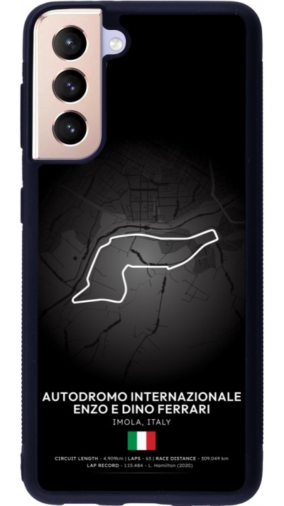 Coque Samsung Galaxy S21 5G - Silicone rigide noir F1 Track 2025 Emilia-Rogmana