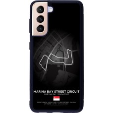 Samsung Galaxy S21 5G Case Hülle - Silikon schwarz F1 Track 2025 Singapore