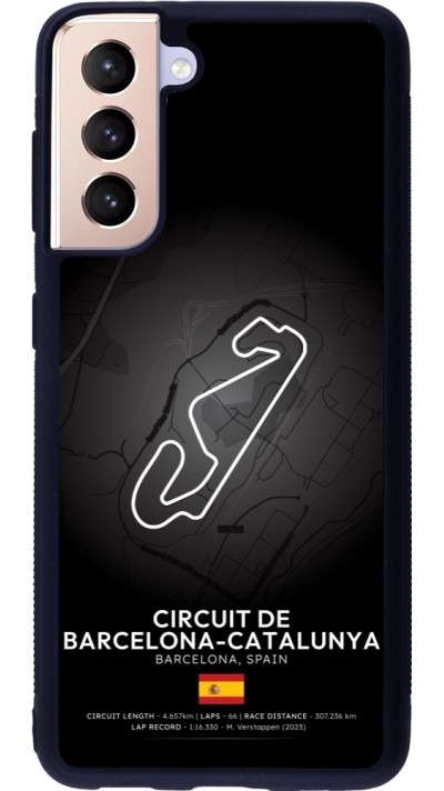 Coque Samsung Galaxy S21 5G - Silicone rigide noir F1 Track 2025 Spain