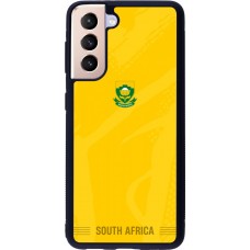 Samsung Galaxy S21 5G Case Hülle - Silikon schwarz Südafrika 2026 personalisierbares Fussballtrikot