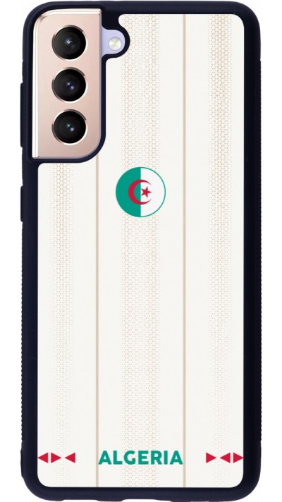 Samsung Galaxy S21 5G Case Hülle - Silikon schwarz Algerien 2026 personalisierbares Fussballtrikot