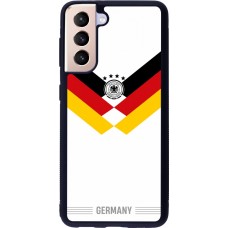 Samsung Galaxy S21 5G Case Hülle - Silikon schwarz Deutschland 2026 personalisierbares Fussballtrikot