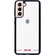 Samsung Galaxy S21 5G Case Hülle - Silikon schwarz England 2026 personalisierbares Fussballtrikot