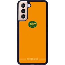 Samsung Galaxy S21 5G Case Hülle - Silikon schwarz Australien 2026 personalisierbares Fussballtrikot