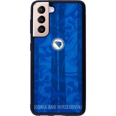 Samsung Galaxy S21 5G Case Hülle - Silikon schwarz Bosnien und Herzegowina 2026 personalisierbares Fussballtrikot