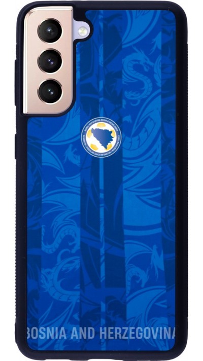 Samsung Galaxy S21 5G Case Hülle - Silikon schwarz Bosnien und Herzegowina 2026 personalisierbares Fussballtrikot