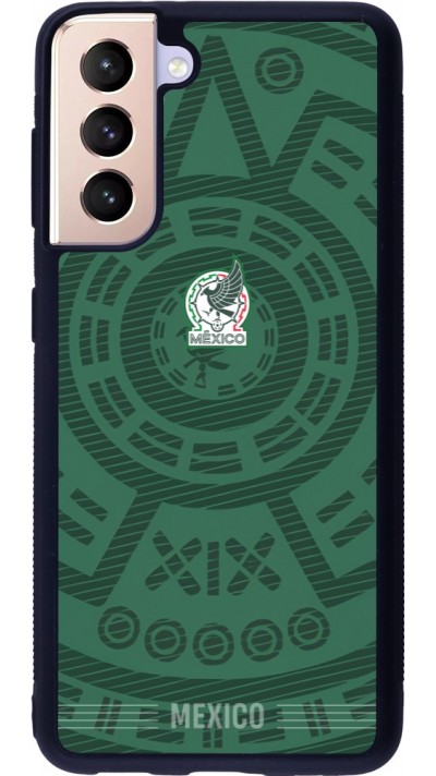 Samsung Galaxy S21 5G Case Hülle - Silikon schwarz Mexiko 2026 personalisierbares Fussballtrikot