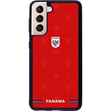 Samsung Galaxy S21 5G Case Hülle - Silikon schwarz Panama 2026 personalisierbares Fussballtrikot