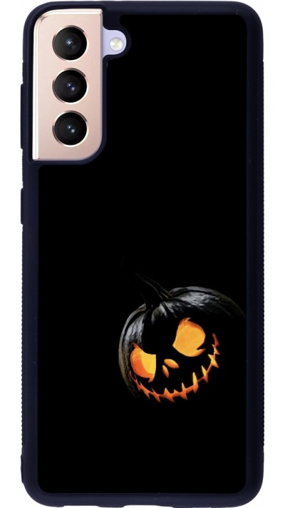Samsung Galaxy S21 5G Case Hülle - Silikon schwarz Halloween 2023 discreet pumpkin