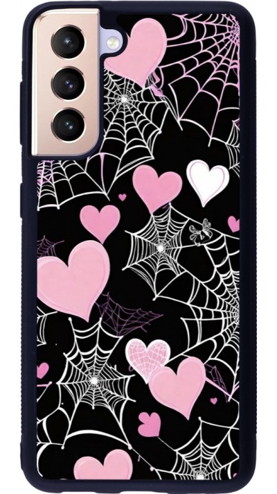 Samsung Galaxy S21 5G Case Hülle - Silikon schwarz Halloween 2024 girly