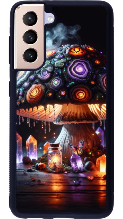 Samsung Galaxy S21 5G Case Hülle - Silikon schwarz Halloween Zaubertrank Magie
