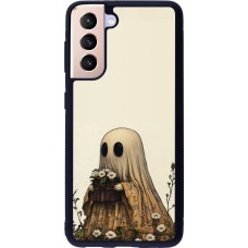 Samsung Galaxy S21 5G Case Hülle - Silikon schwarz Halloween 2025 Ghost gardener