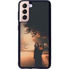 Samsung Galaxy S21 5G Case Hülle - Silikon schwarz Halloween 2025 Scream