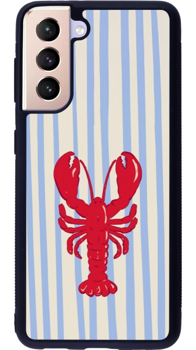 Samsung Galaxy S21 5G Case Hülle - Silikon schwarz Red lobster 2026