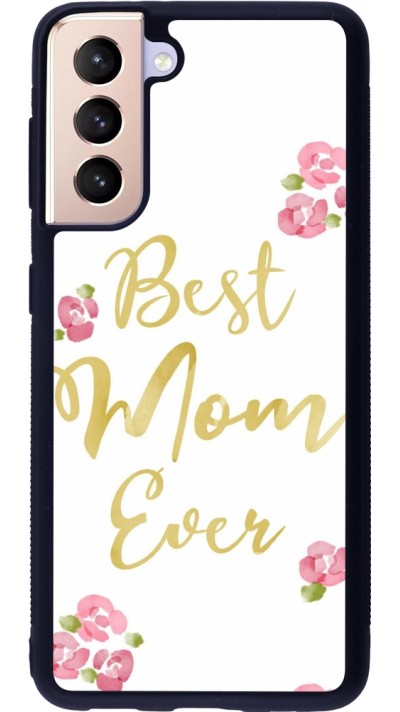 Samsung Galaxy S21 5G Case Hülle - Silikon schwarz Mom 2024 best Mom ever