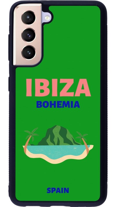 Samsung Galaxy S21 5G Case Hülle - Silikon schwarz Pop Summer Destination Ibiza