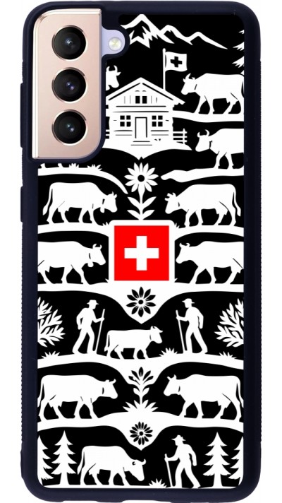 Samsung Galaxy S21 5G Case Hülle - Silikon schwarz Poya Schweiz 3 schwarz