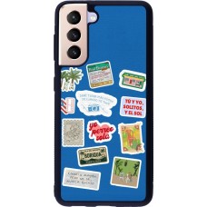 Samsung Galaxy S21 5G Case Hülle - Silikon schwarz Seals of the Dominican Republic DTMF