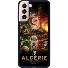 Samsung Galaxy S21 5G Case Hülle - Silikon schwarz Fussball Algerien splash 2026