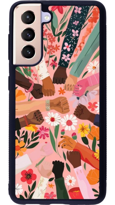 Samsung Galaxy S21 5G Case Hülle - Silikon schwarz Womens day 2026 8