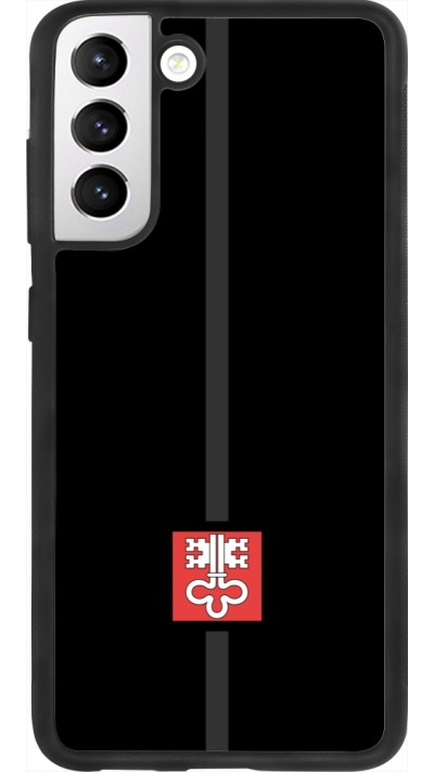 Samsung Galaxy S21 FE 5G Case Hülle - Silikon schwarz Kanton NW schwarz