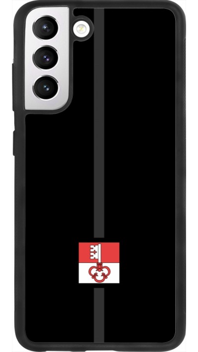 Samsung Galaxy S21 FE 5G Case Hülle - Silikon schwarz Kanton OW schwarz