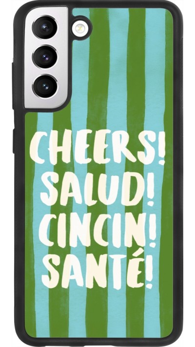 Samsung Galaxy S21 FE 5G Case Hülle - Silikon schwarz Cheers 2026