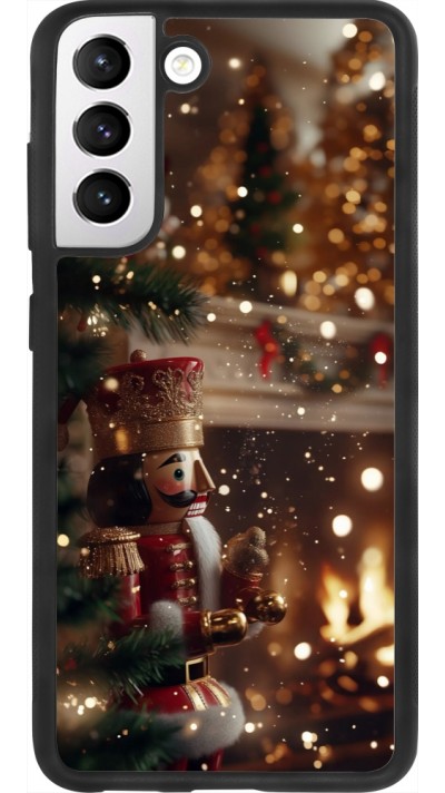 Samsung Galaxy S21 FE 5G Case Hülle - Silikon schwarz Christmas 25 Xmas Nutcracker