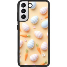 Samsung Galaxy S21 FE 5G Case Hülle - Silikon schwarz Easter 2026 Pattern Easter