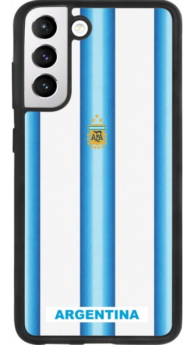 Samsung Galaxy S21 FE 5G Case Hülle - Silikon schwarz Argentinien 2026 personalisierbares Fussballtrikot