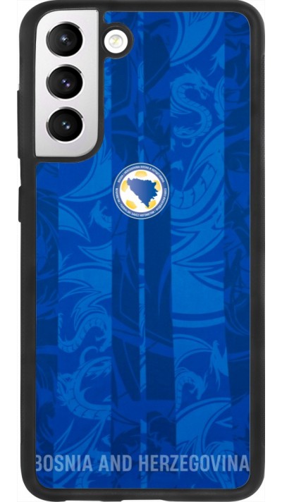 Samsung Galaxy S21 FE 5G Case Hülle - Silikon schwarz Bosnien und Herzegowina 2026 personalisierbares Fussballtrikot