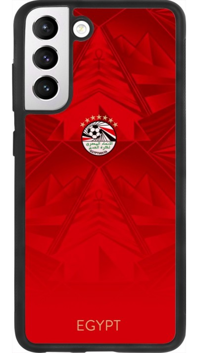 Samsung Galaxy S21 FE 5G Case Hülle - Silikon schwarz Ägypten 2026 personalisierbares Fussballtrikot