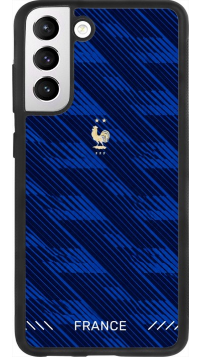 Samsung Galaxy S21 FE 5G Case Hülle - Silikon schwarz Frankreich 2026 personalisierbares Fussballtrikot