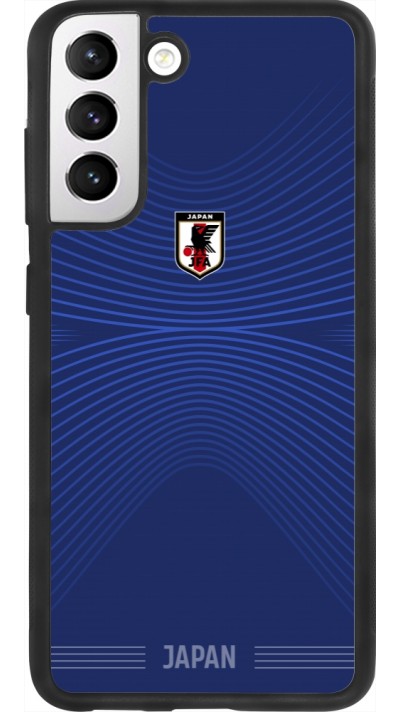 Samsung Galaxy S21 FE 5G Case Hülle - Silikon schwarz Japan 2022 personalisierbares Fussballtrikot