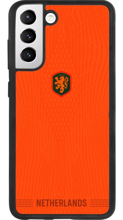 Samsung Galaxy S21 FE 5G Case Hülle - Silikon schwarz Niederlande 2026 personalisierbares Fussballtrikot
