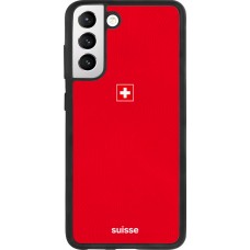 Samsung Galaxy S21 FE 5G Case Hülle - Silikon schwarz Schweiz 2026 personalisierbares Fussballtrikot