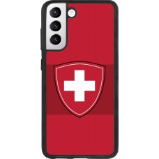 Samsung Galaxy S21 FE 5G Case Hülle - Silikon schwarz Hockey World Championship Ecusson Suisse