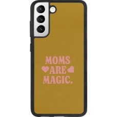 Samsung Galaxy S21 FE 5G Case Hülle - Silikon schwarz Mom 2026 Are Magic