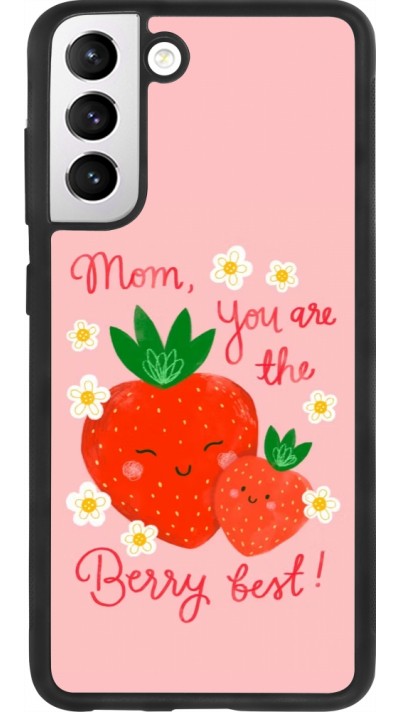 Samsung Galaxy S21 FE 5G Case Hülle - Silikon schwarz Mom 2026 Berry best