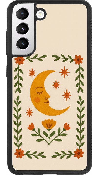 Samsung Galaxy S21 FE 5G Case Hülle - Silikon schwarz Half moon stamp 2026