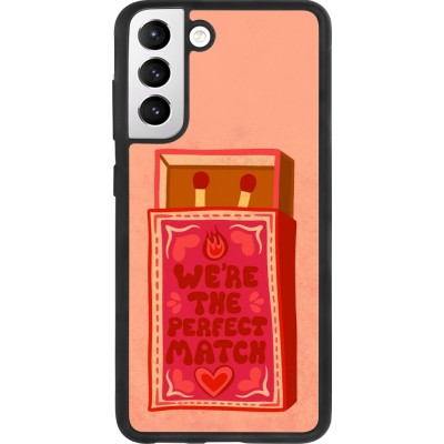 Samsung Galaxy S21 FE 5G Case Hülle - Silikon schwarz Saint Valentines Day 26 Perfect Match