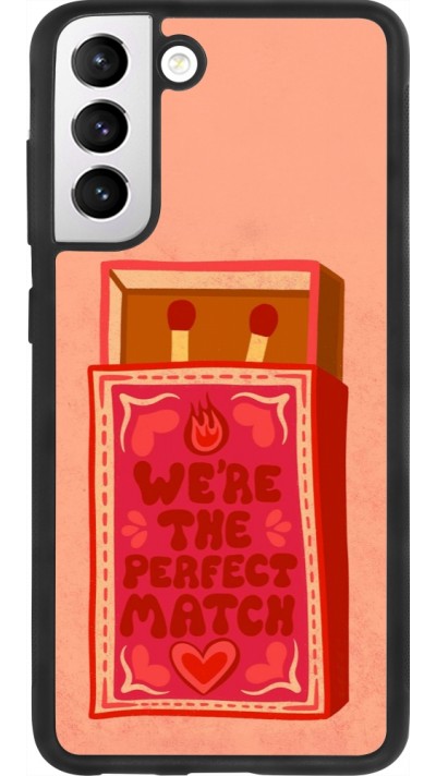 Samsung Galaxy S21 FE 5G Case Hülle - Silikon schwarz Saint Valentines Day 26 Perfect Match