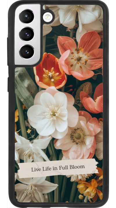 Samsung Galaxy S21 FE 5G Case Hülle - Silikon schwarz Full Bloom 2026