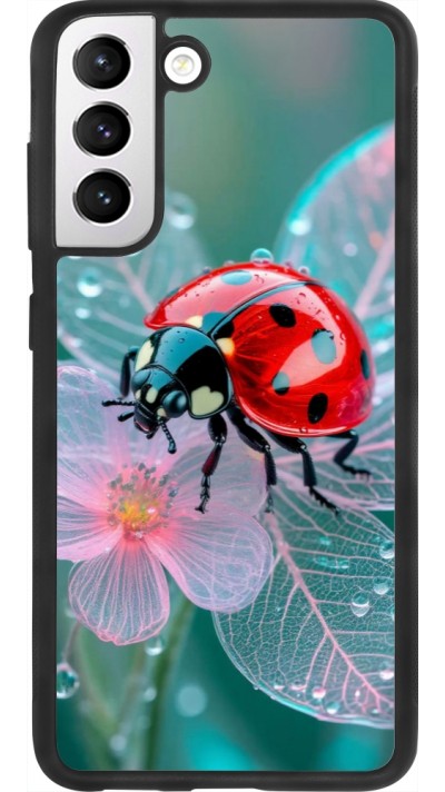 Samsung Galaxy S21 FE 5G Case Hülle - Silikon schwarz Ladybird in bloom 2026