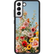 Samsung Galaxy S21 FE 5G Case Hülle - Silikon schwarz Spring flowers Spring 2026