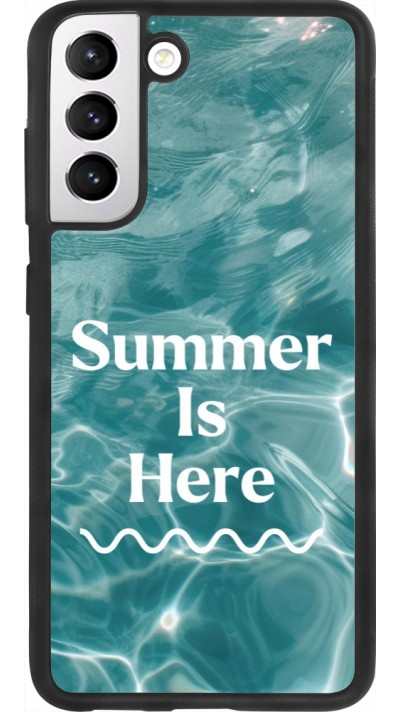 Coque Samsung Galaxy S21 FE 5G - Silicone rigide noir Summer 2025 Summer is here