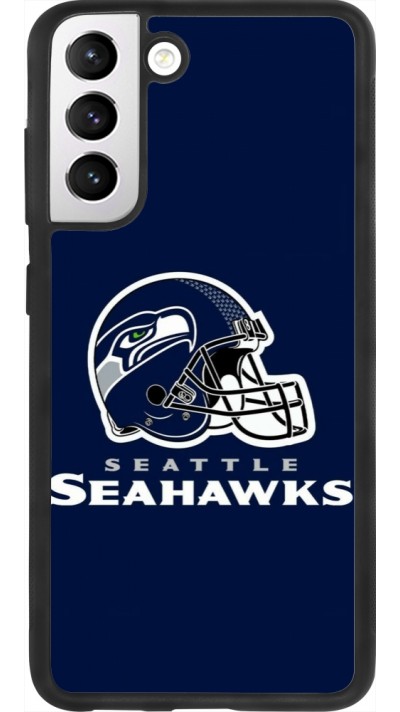 Samsung Galaxy S21 FE 5G Case Hülle - Silikon schwarz Super Bowl 26 Seattle 3
